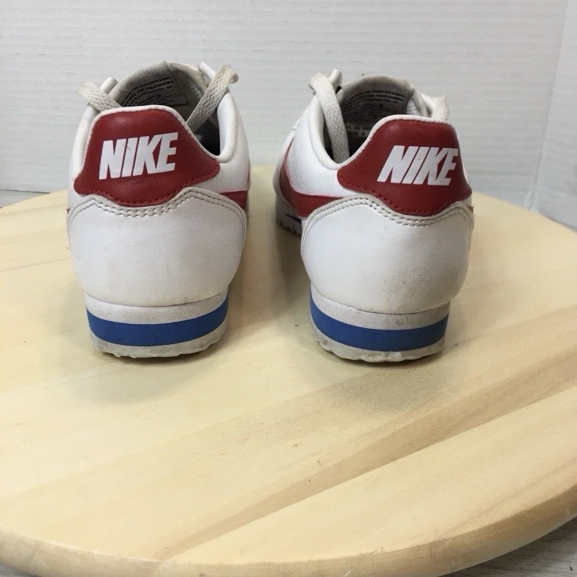 Women’s Nike 807471-103 OG Classic Cortez Leather Sz 7 Shoes White Red Blue