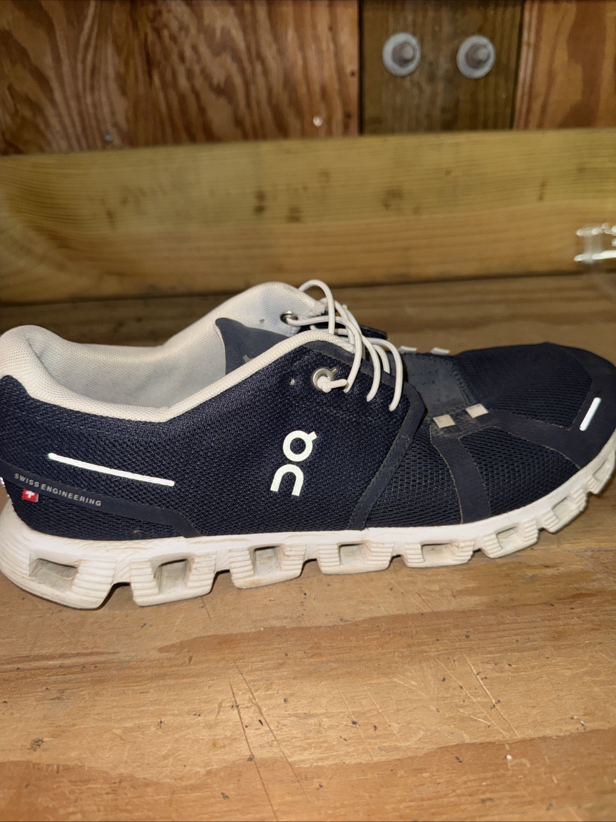 On Cloud 5 Waterproof Blue Running Shoes US Men’s 10.5 CloudTec Light Weight