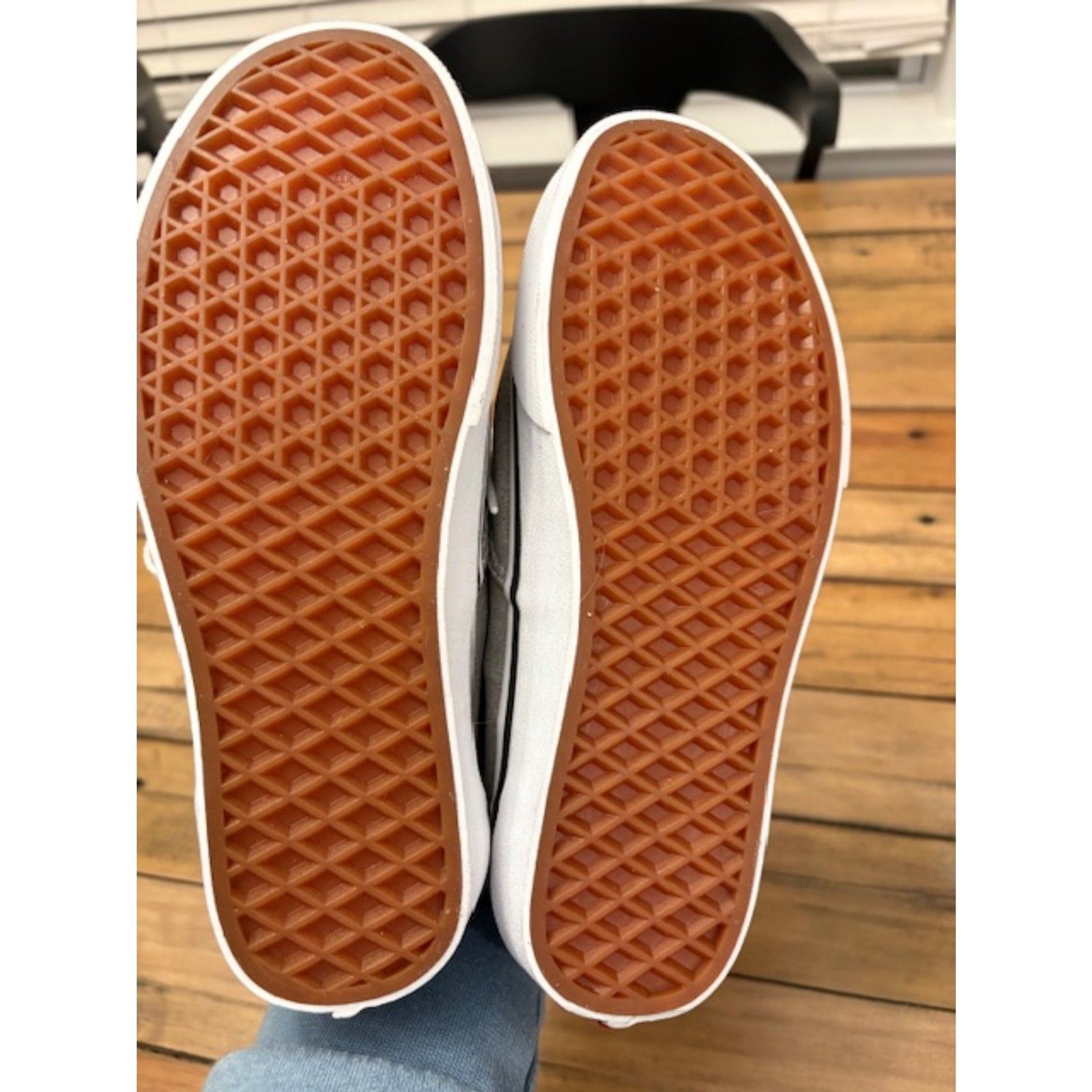Vans UA Era Sneakers in Silver Canvas True White Men 5 Women 6.5 Unisex NWT