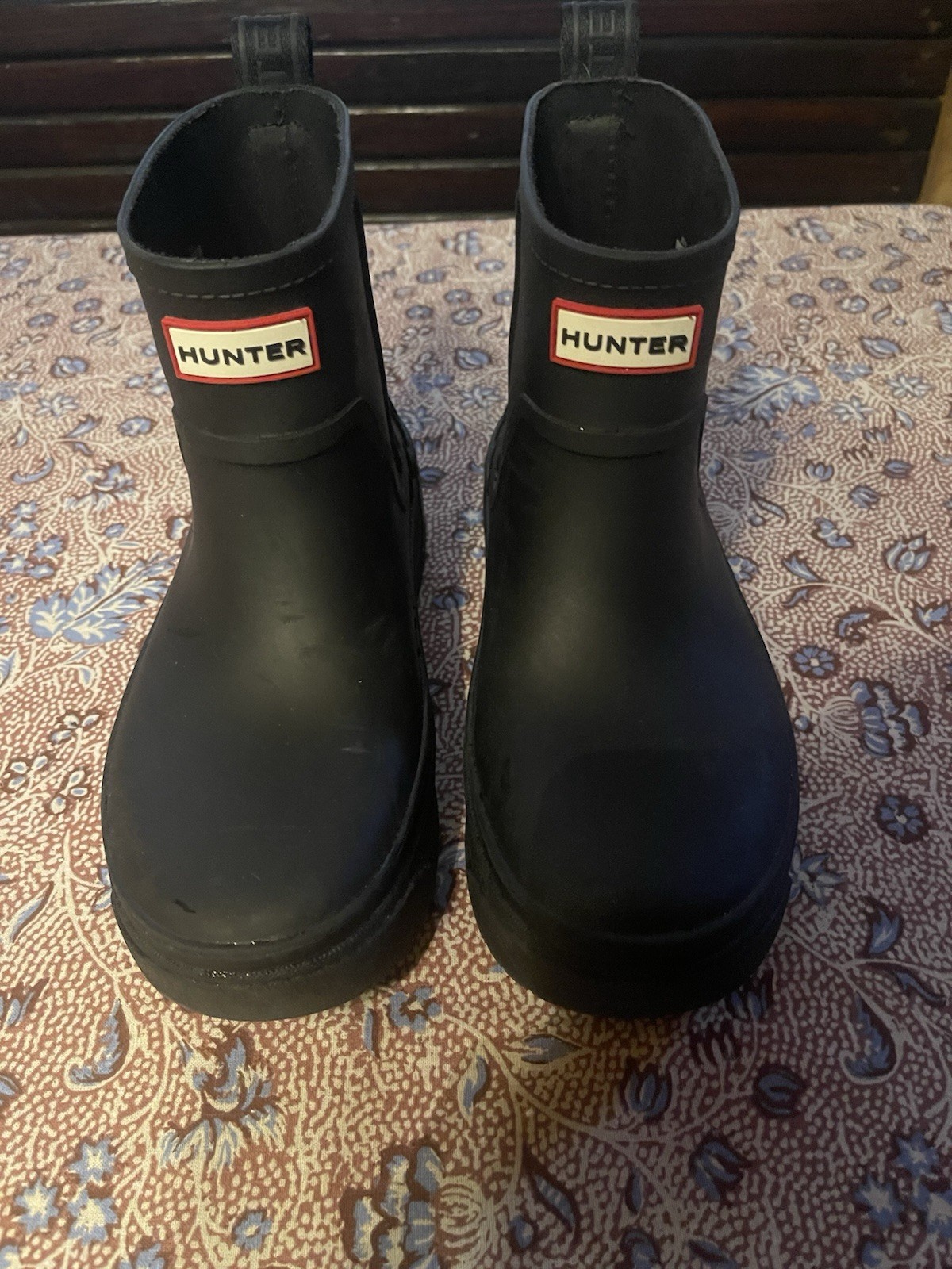 Hunter Original Ankle Waterproof Rain Boots Black Women’s US 8 EU 39 UK 6