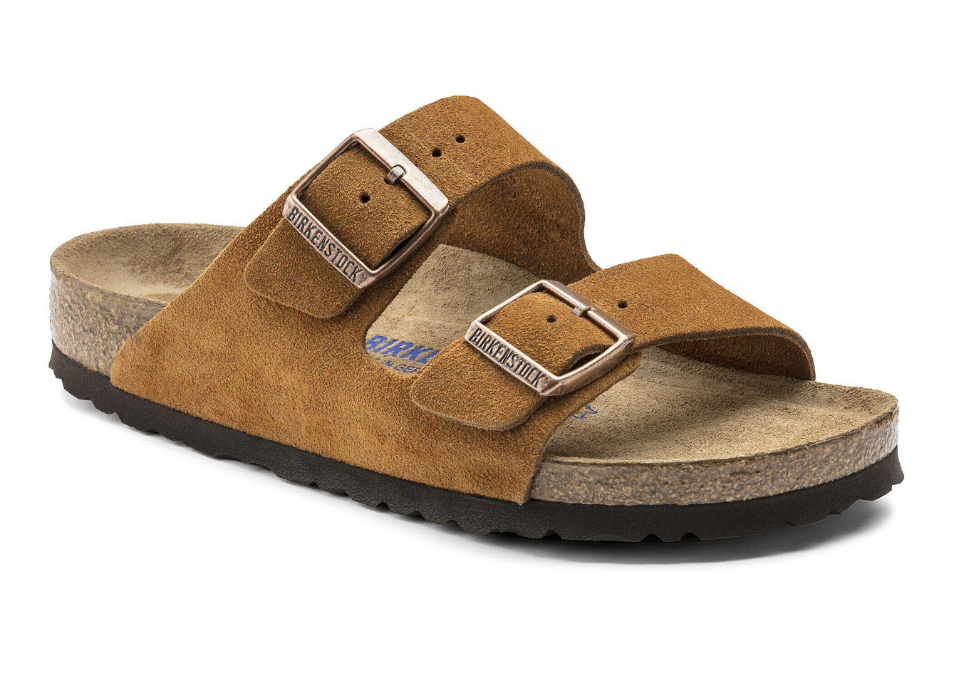 Birkenstock Arizona Mink Suede Soft Footbed Unisex Sandals Narrow/Wide EU37-45