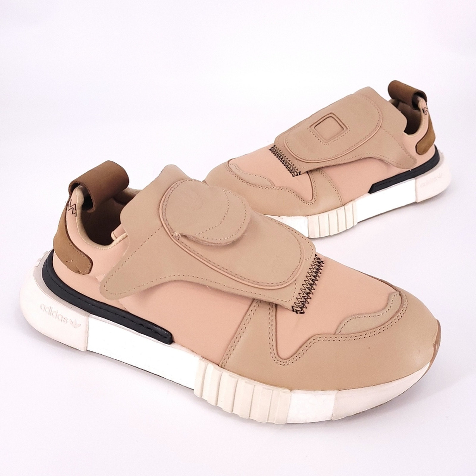 Adidas Pale Nude Black Lifestyle Sneakers BD7914 Futurepacer Size 9.5