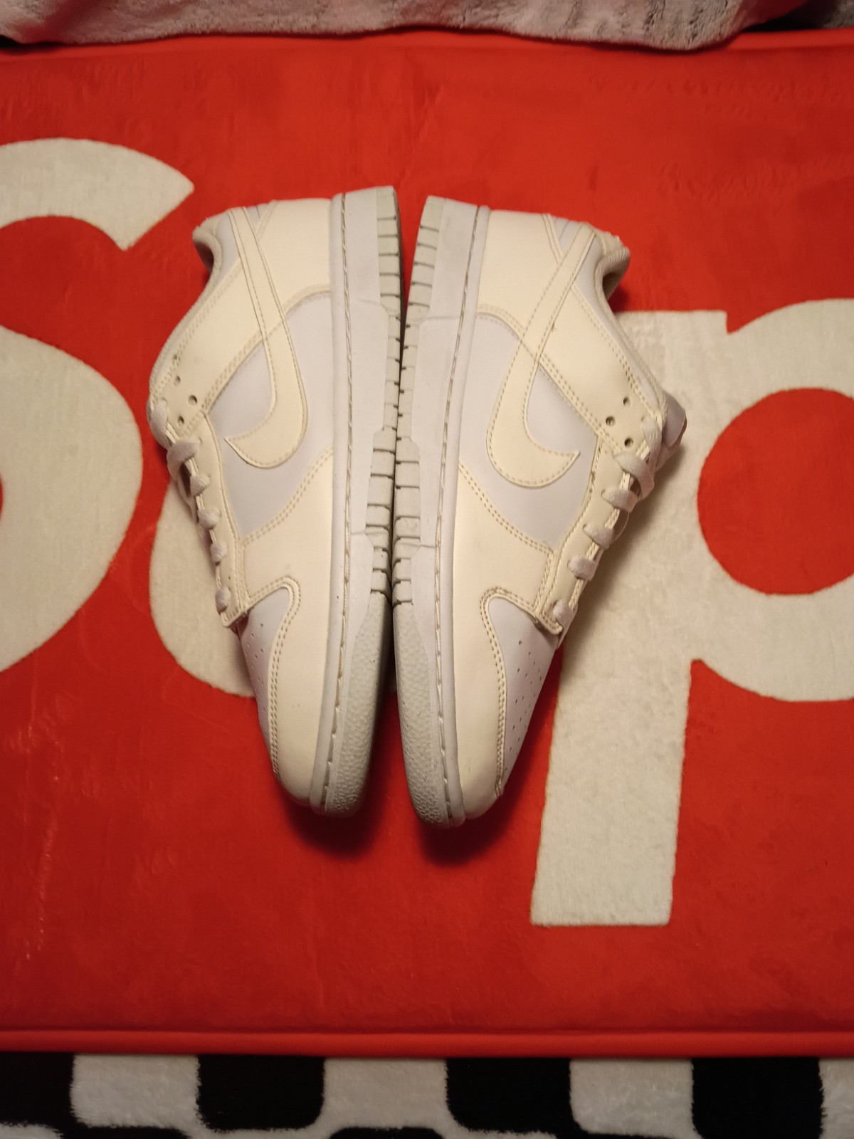Nike Dunk Low Women’s Size 8 White Sail Coconut Milk Excellent Condition.