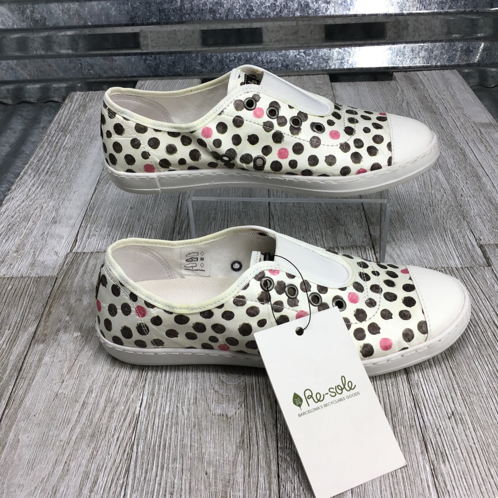 Re-Sole Barcelona Size 36 Women’s Recyclable Goods Shoes Slip On Cap Toe Loafer