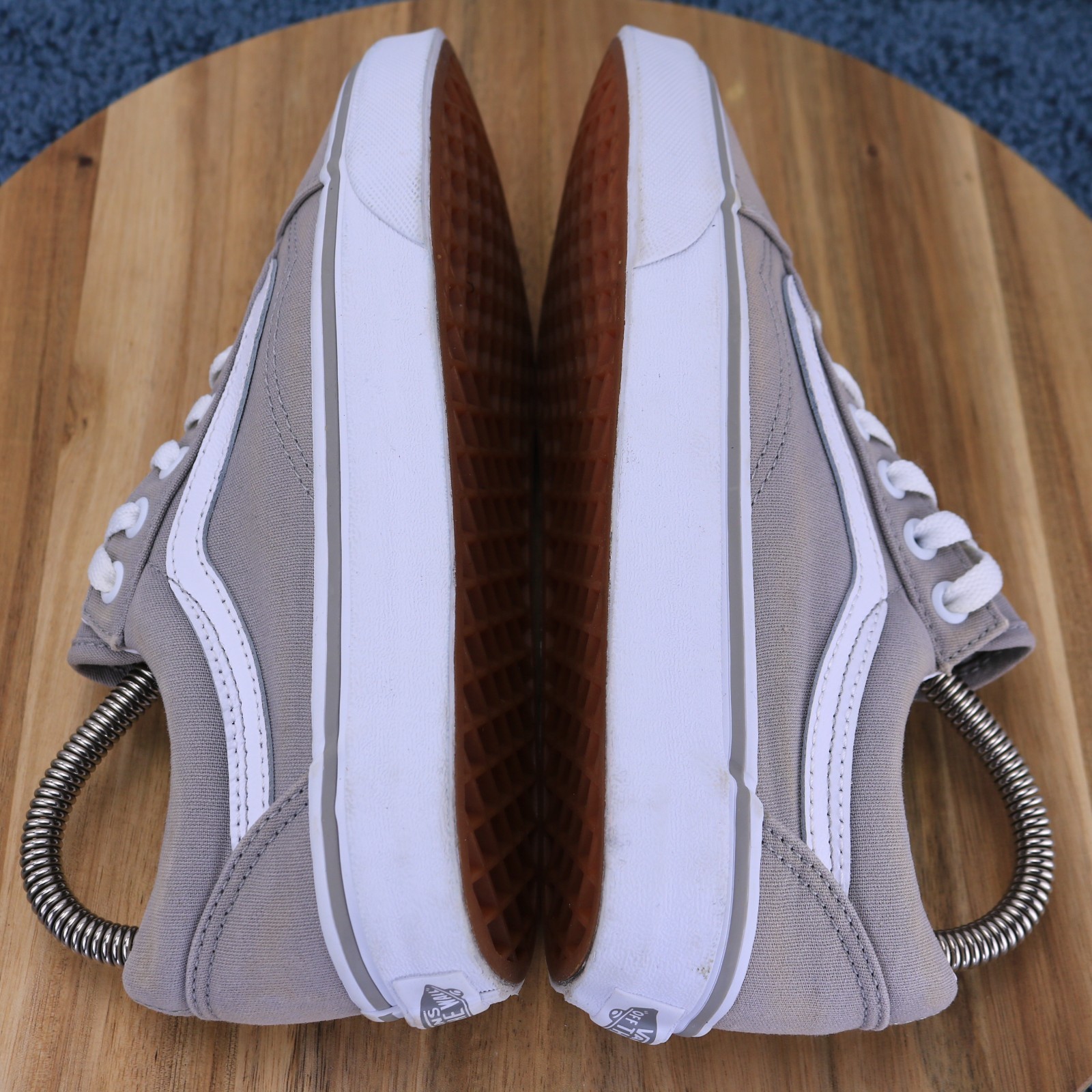 Vans Shoes Old Skool Sk8 Gray Canvas Skate Low Sneaker 751505 Sz Men 5 Women 6.5