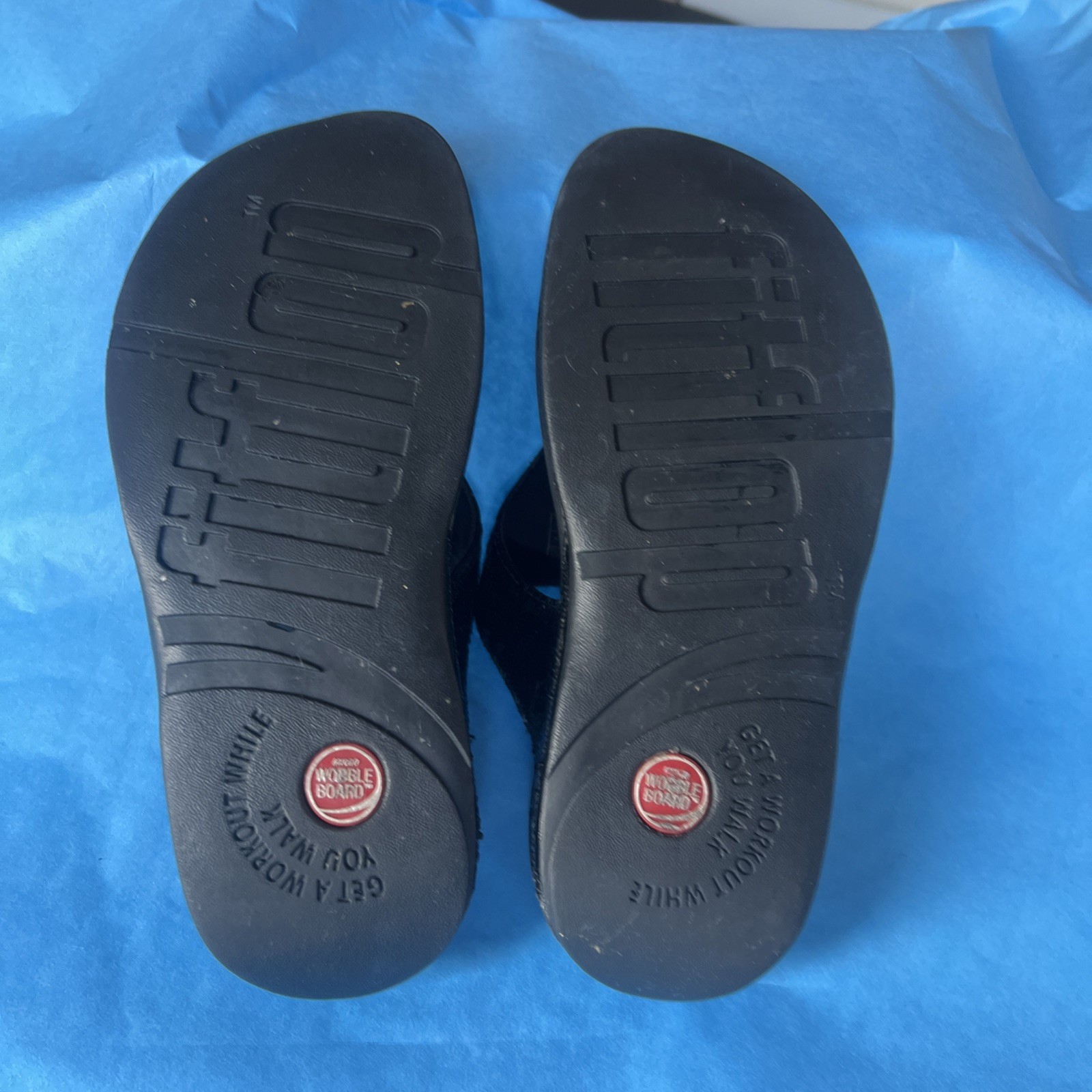Fitflop Sandal Women 7 Sequin Electra Shiny Flip Thong Beach Pool Resort Core Go