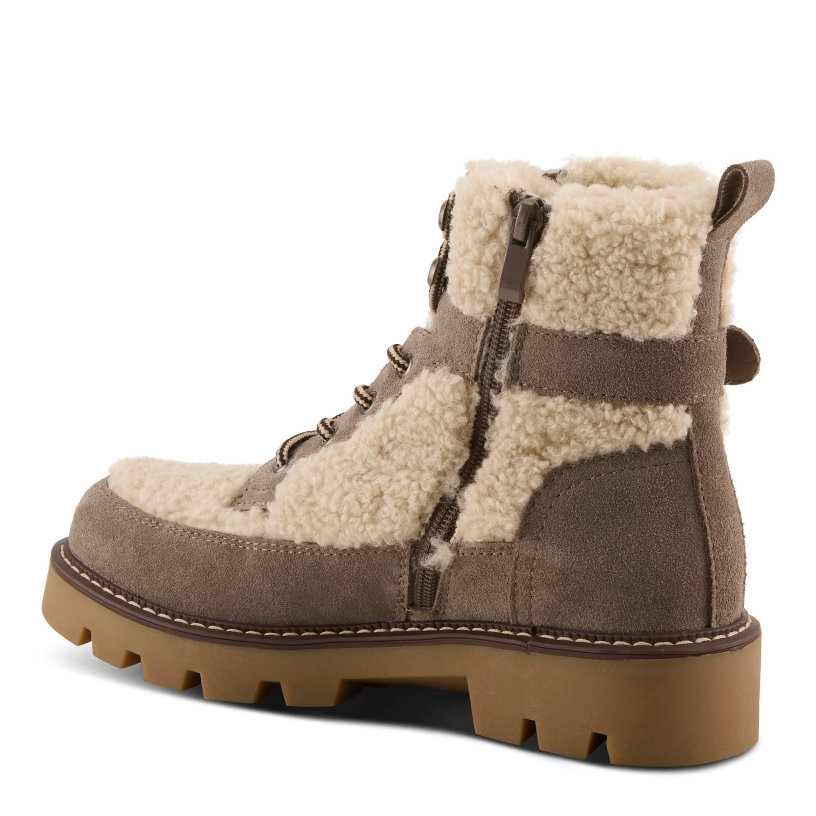 Spring Step Women’s Nakimo Sherpa Suede Bootie