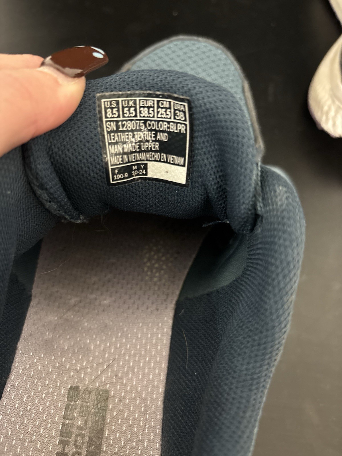 Womens Light blue sketchers memory foam