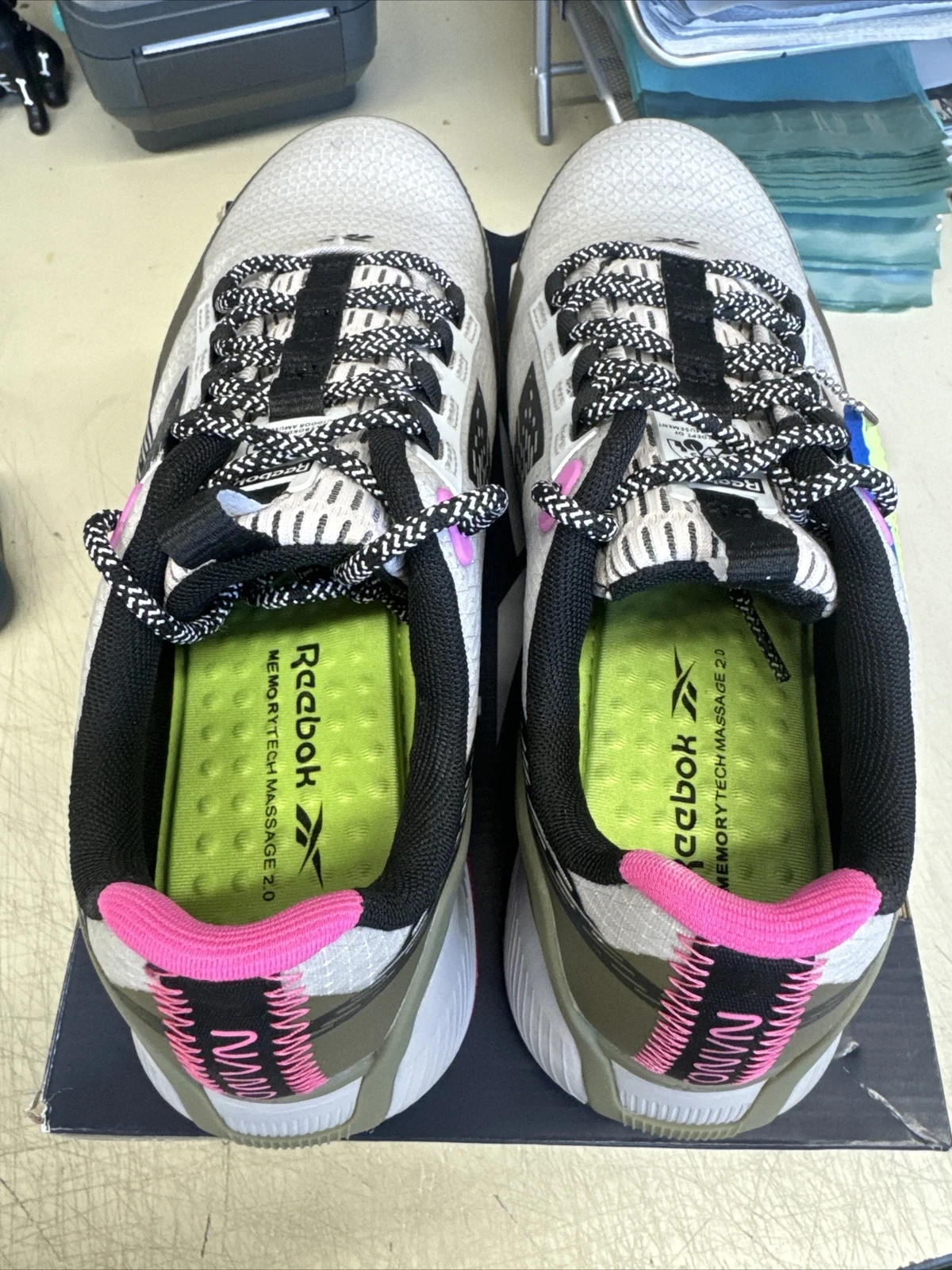 PICK SIZE – Reebok RB383 Womans Nano X1 Adventure Comp Toe Work Shoe