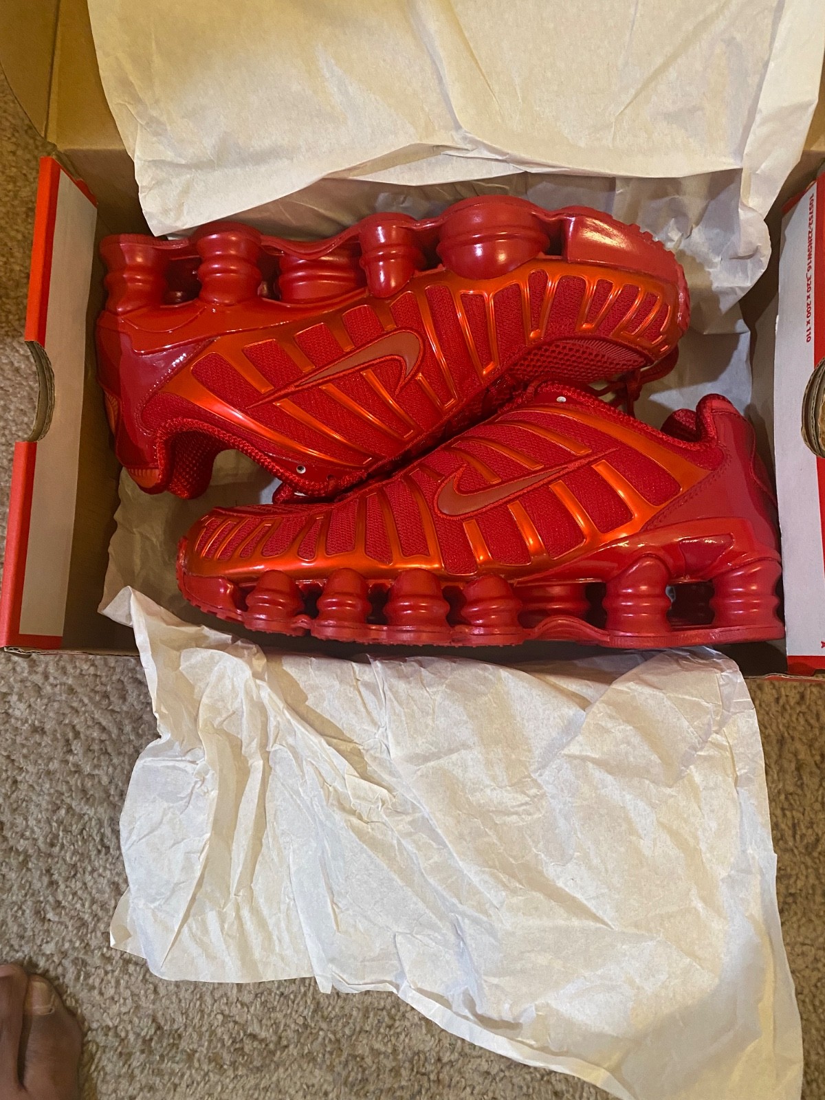 Nike SHOX TL SE Red women size 8