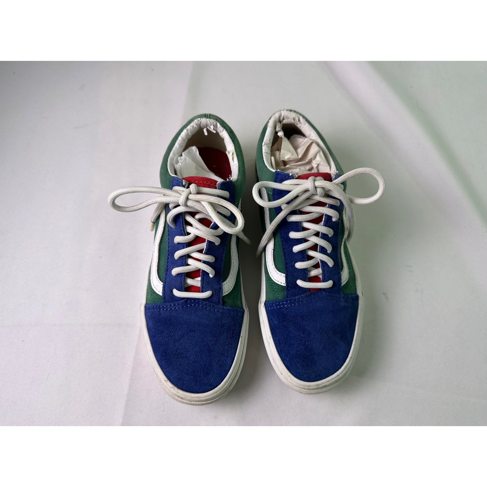 Vans Old Skool Yacht Club Multicolor Skate Shoe Men 5 Women 6.5 Colorblock Suede