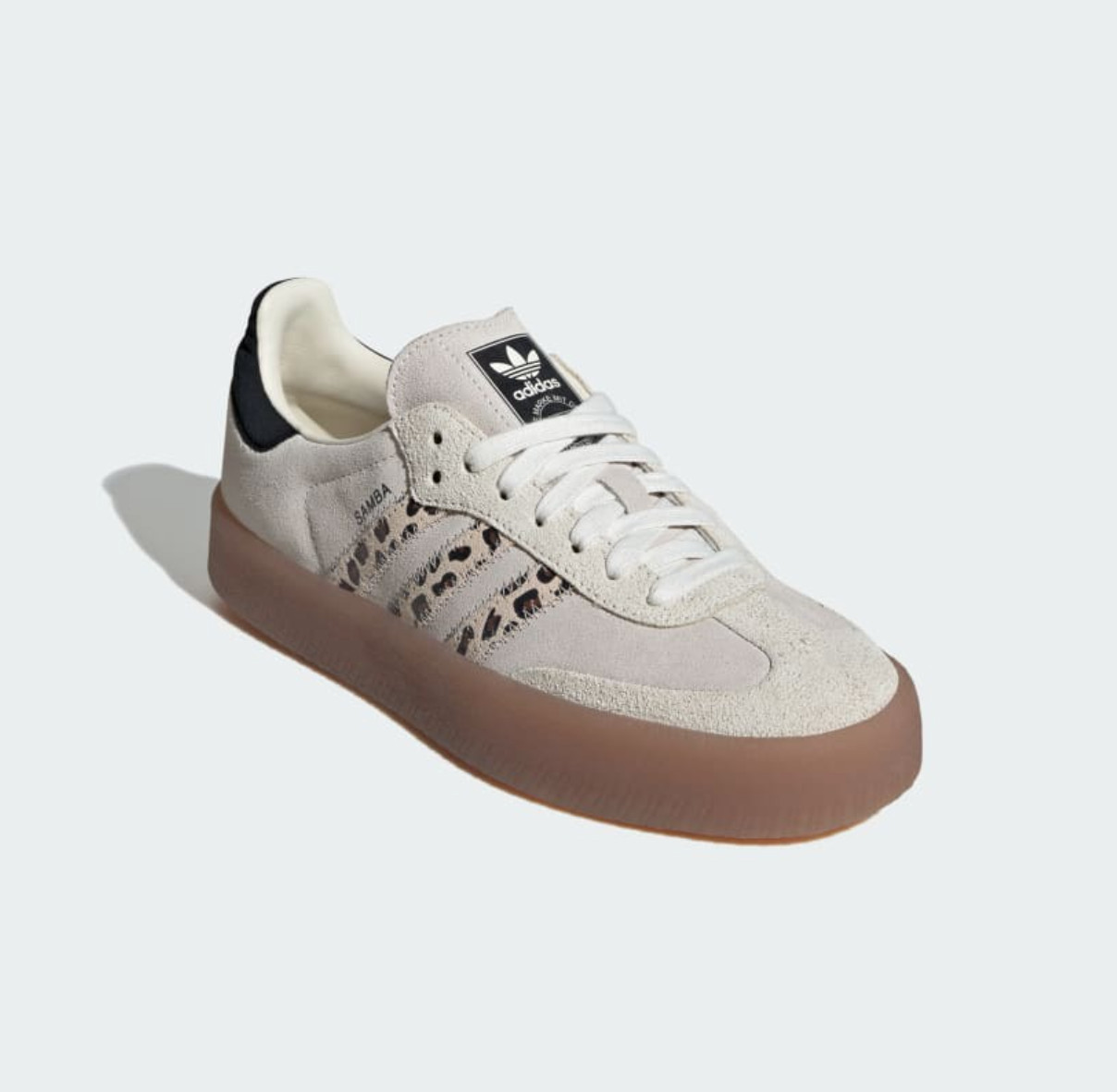 NEW ADIDAS Women’s Samba Sambae Cream Leopard Shoes JI4226 Gazelle IG4990