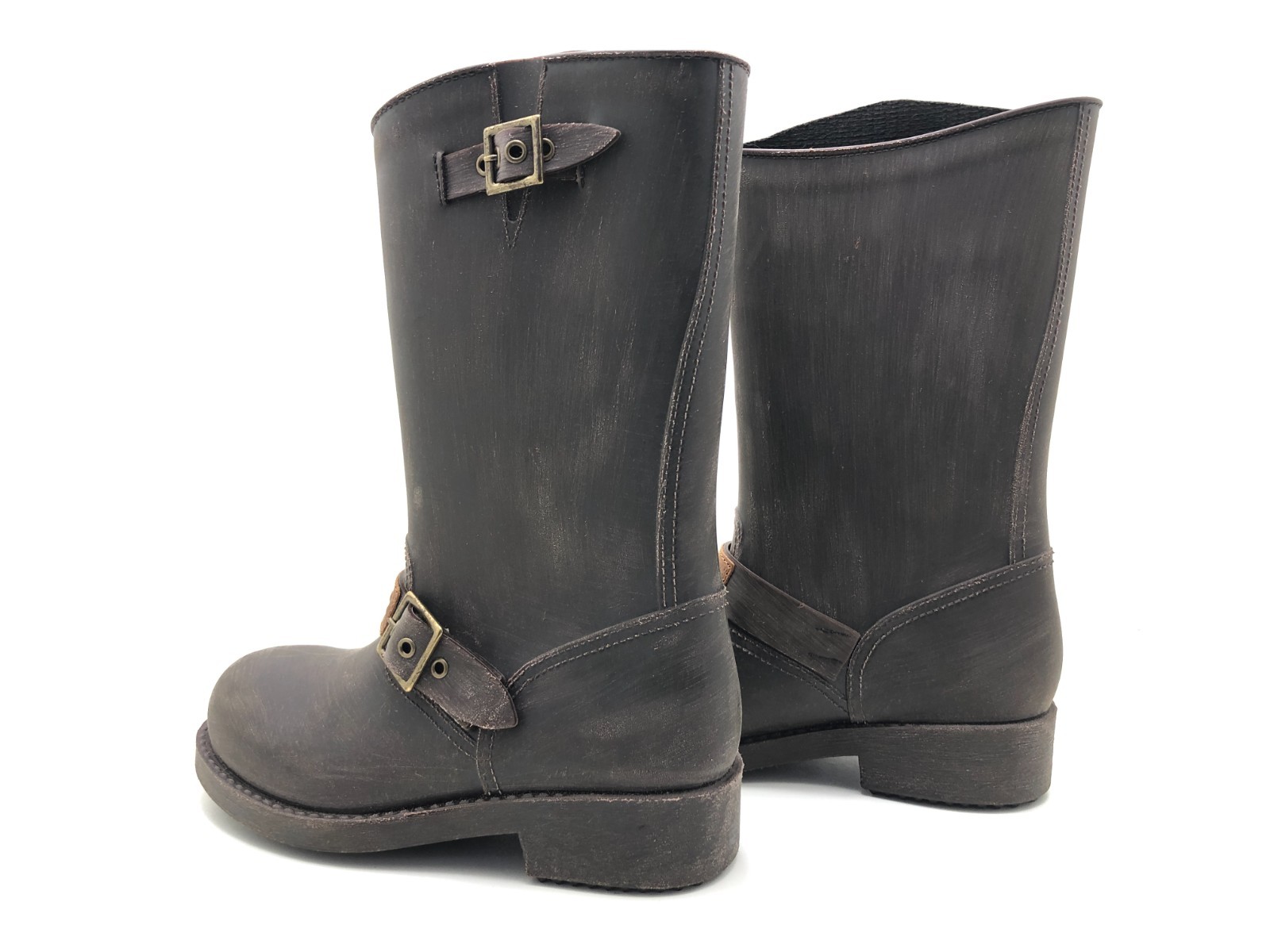 Nat-2 women’s boots size 37 ankle boots ankle boots rubber boots comfort Brown