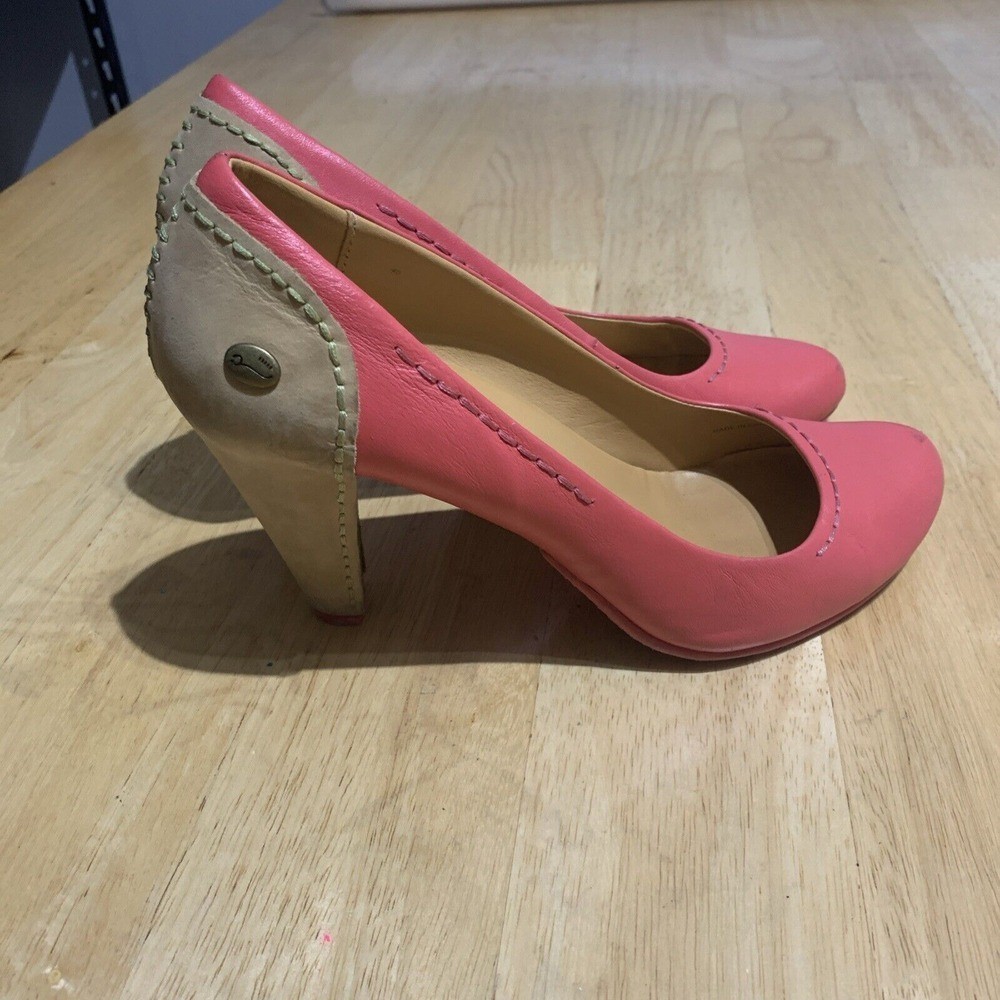 Terra Plana Slip On Court High Heeled Retro Style Boho Hippie Dress Shoes 7/40
