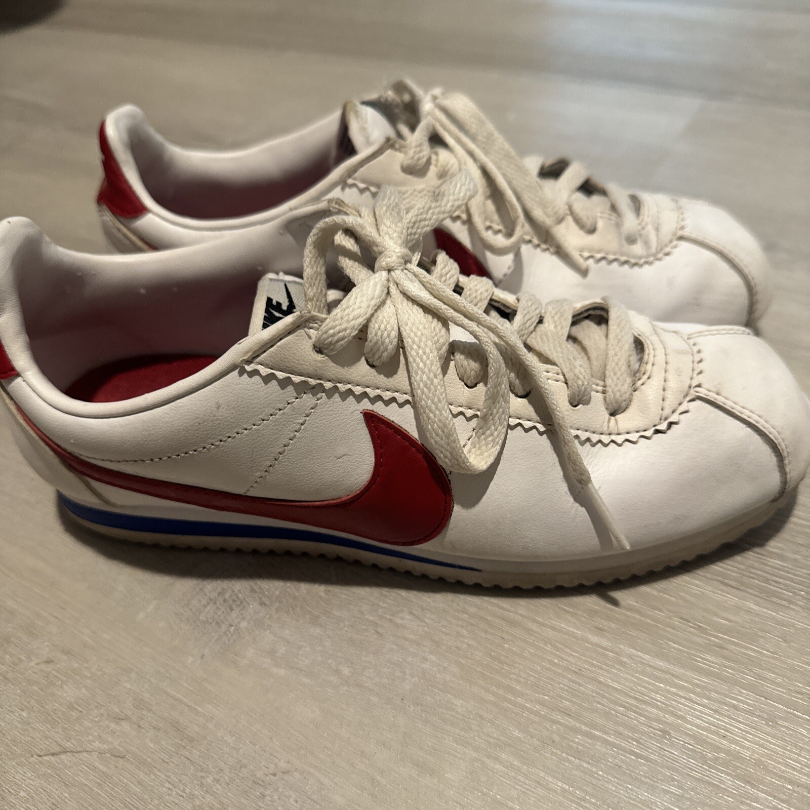 Size 7 – Nike Classic Cortez Leather White Red W
