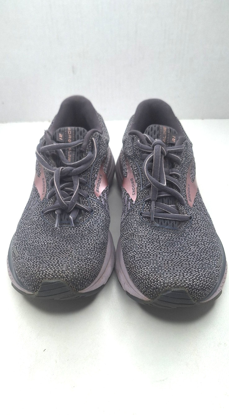 Brooks Adrenaline 21 Gray Running Shoes Women’s Size 10 Medium (B)