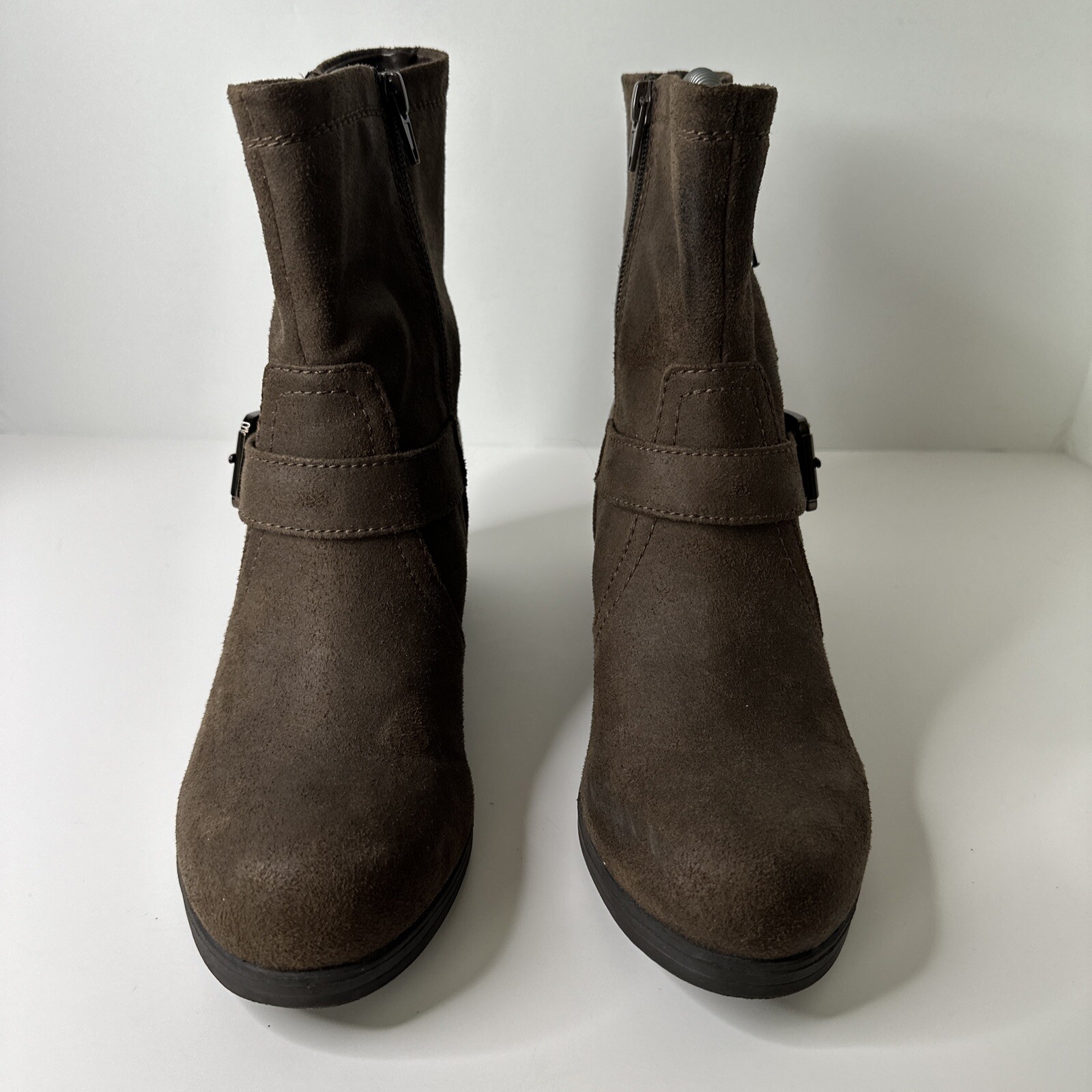 Carlos By Carlos Santana Rolla Bootie Womans Size 8.5 Zip Up/ Buckle Casual Wear