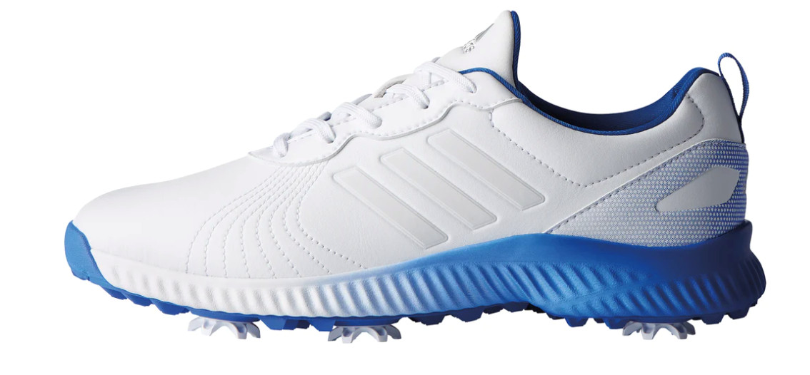ADIDAS GOLF Womens RESPONSE BOUNCE White Blue Golf Sneaker Sz US 8.5 NWOB