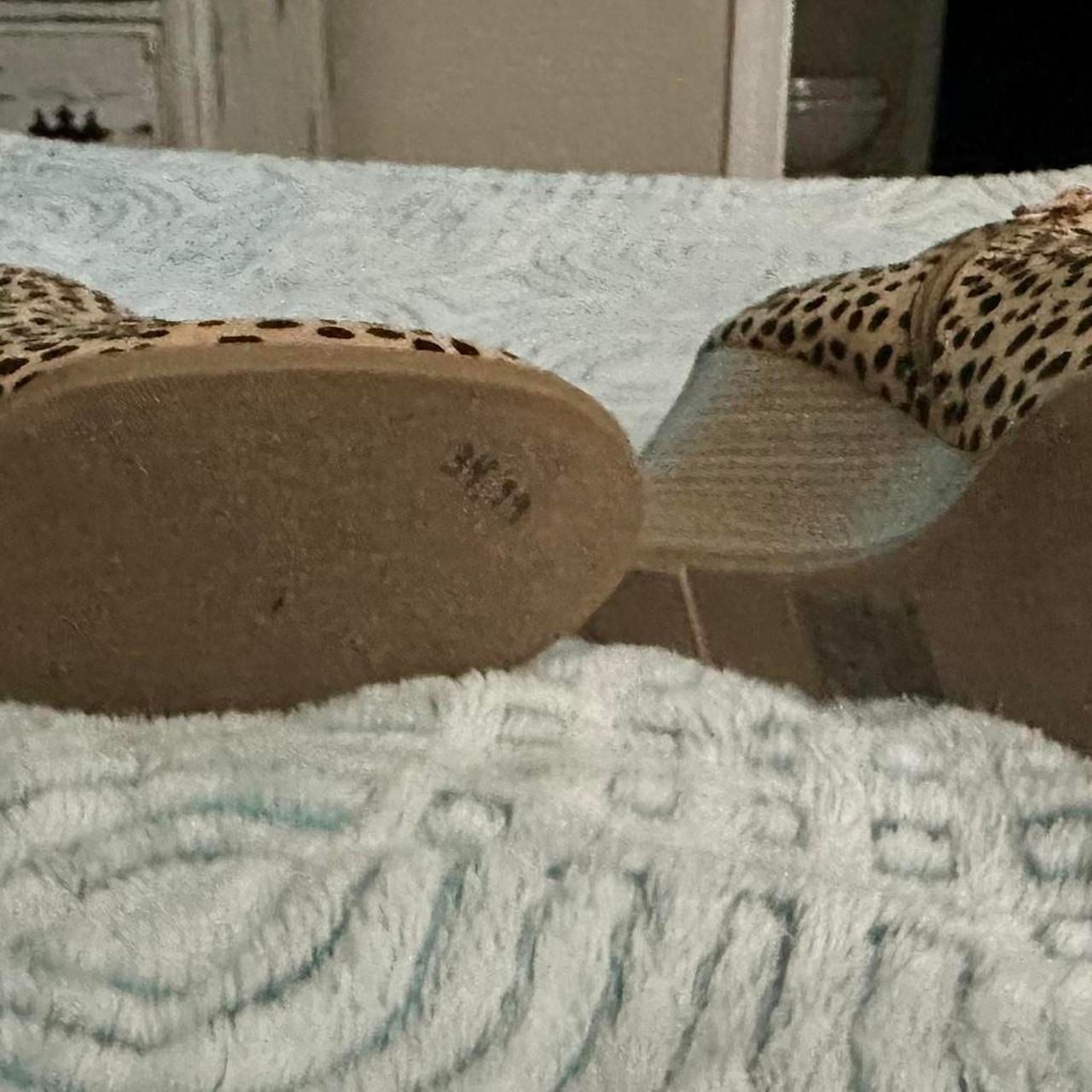 Soda Leopard Print Wedge Ankle Boots