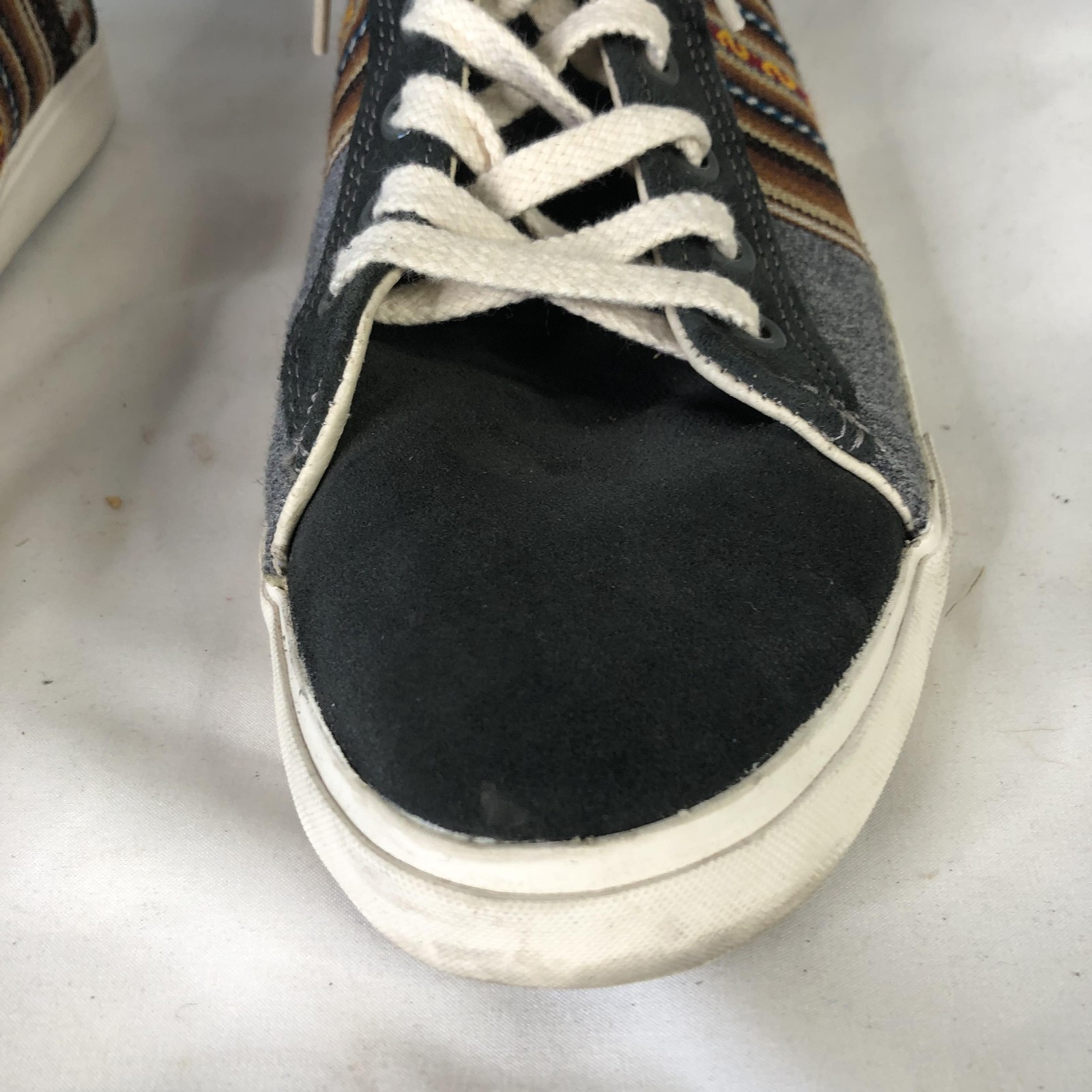 Inkkas Shoes Womens Size 10 Multicolor Canvas Geometric Low Top Sneaker