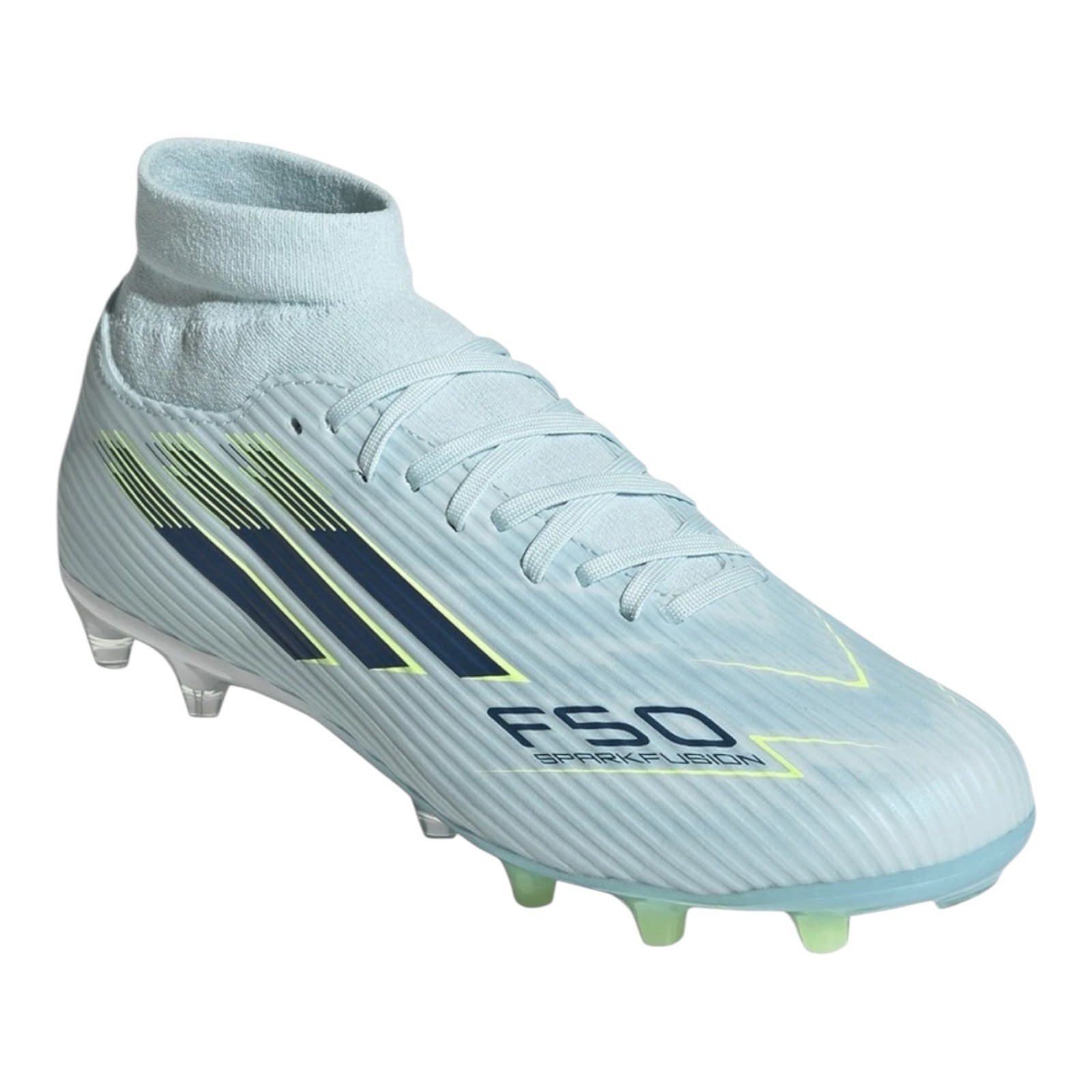 adidasF50 Sparkfusion League Mid Cut Firm Ground Soccer Cleats Women 12 Men 10.5