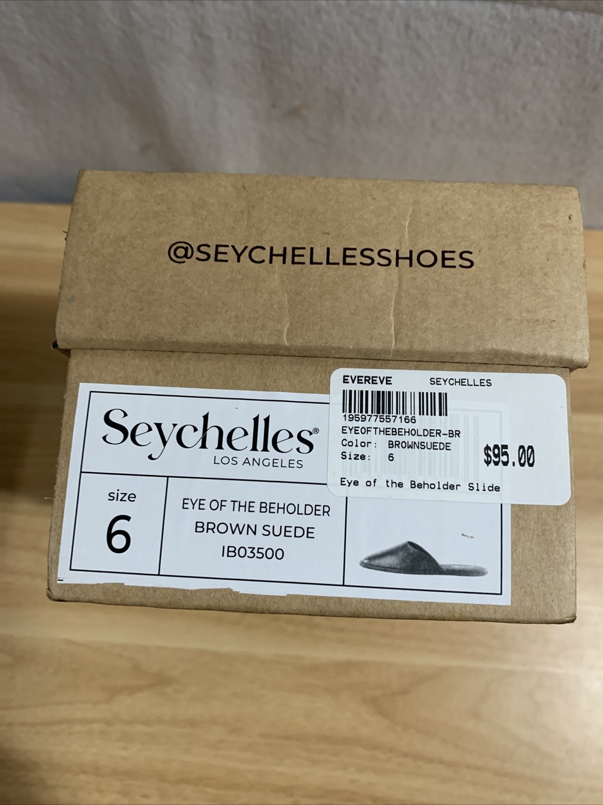 Seychelles Brown Eye of the beholder Slides Suede Women Size 6