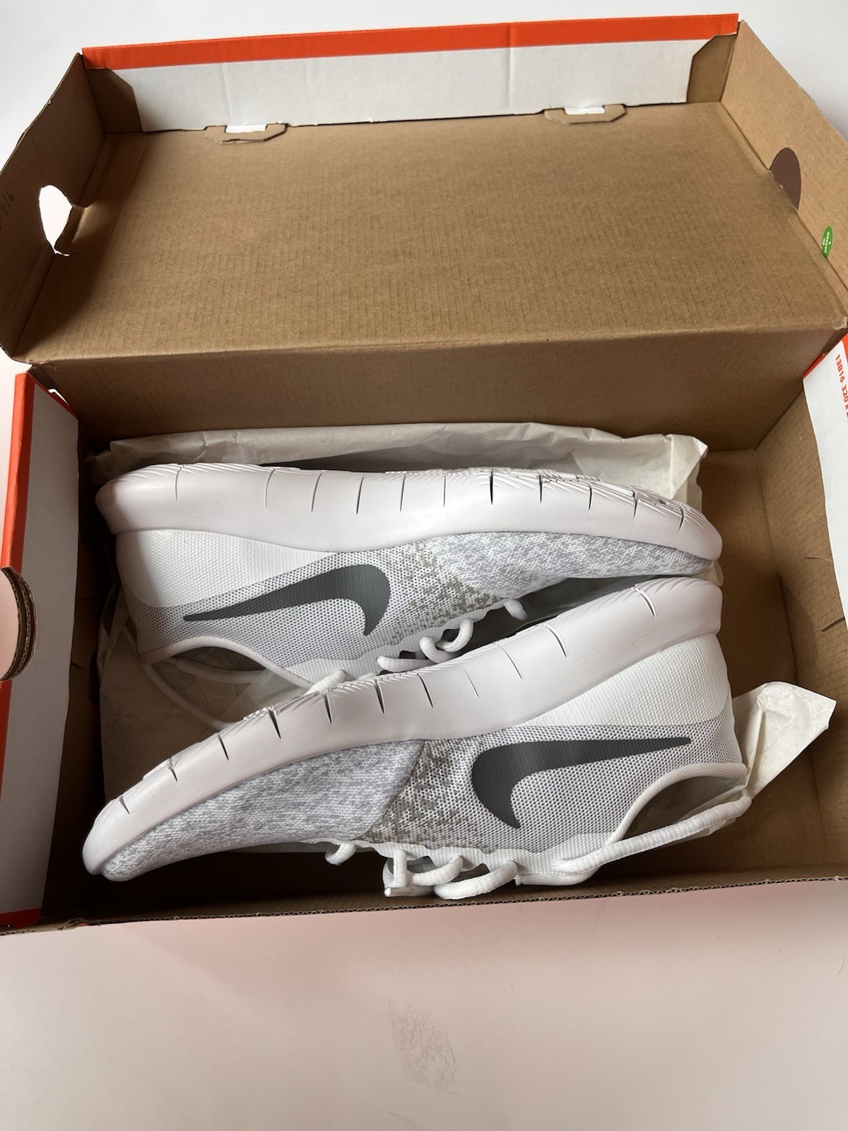 Nike Flex Contact Running Shoes Women’s Size 8 White/Cool grey