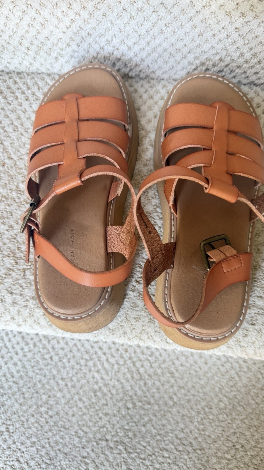 American eagle sandals . SZ 6