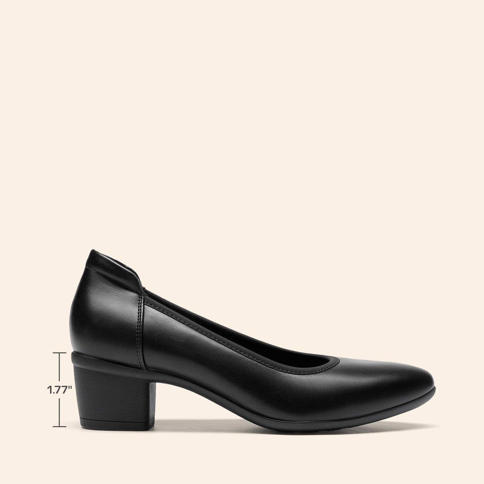 US Women Dress Pumps Low Block Heels All Day Comfort Work Office Business Pumps