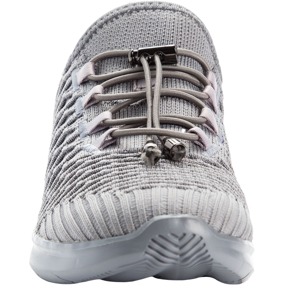 Propet Travelbound Lace Up Womens Grey Sneakers Casual Shoes WAA132MLGR