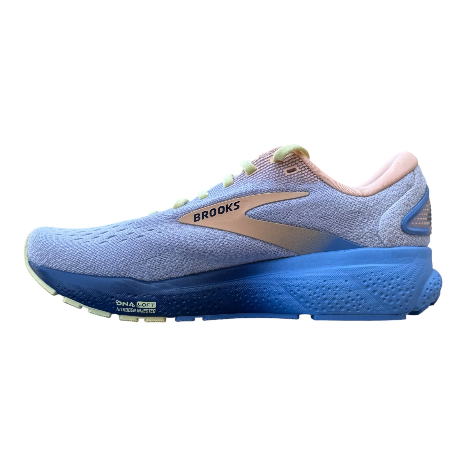 Women’s Brooks Ghost 16 Haze/ Blueprint/ Peach 120407 1B 182 Running Shoes
