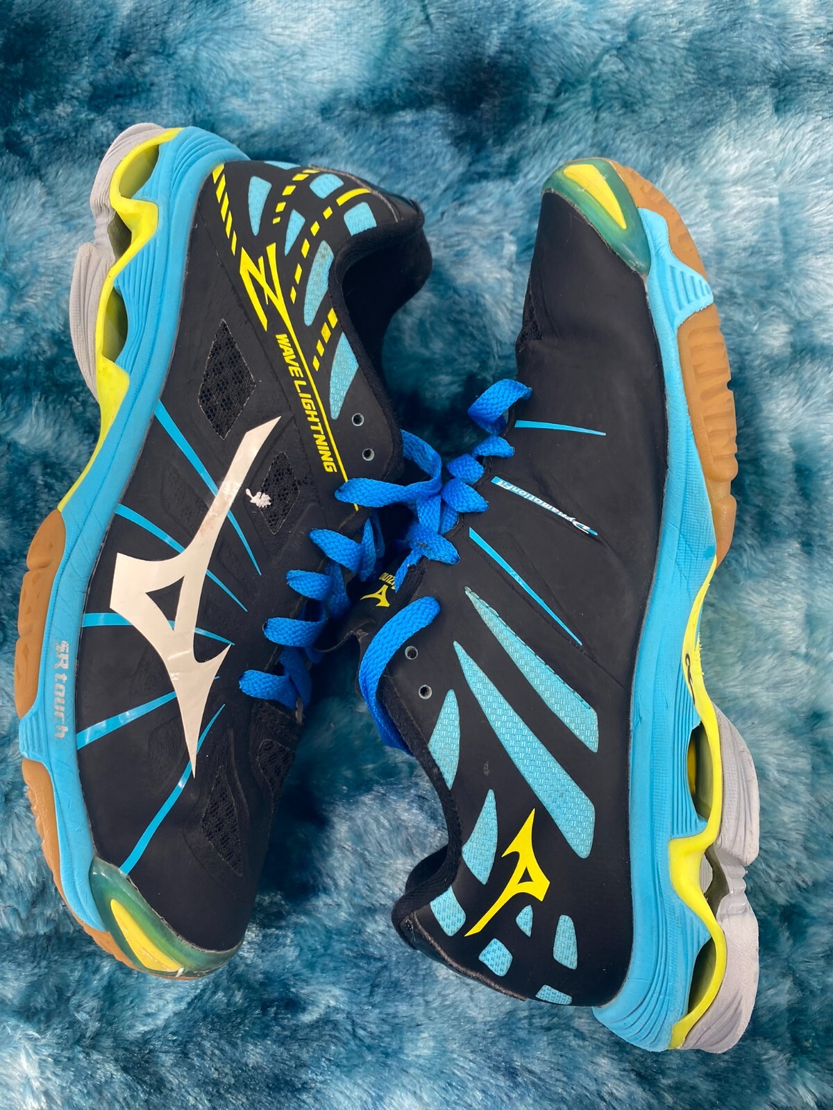 Mizuno Wave Lightning SR Touch Women’s Volleyball Shoes Black Sneakers Size 8
