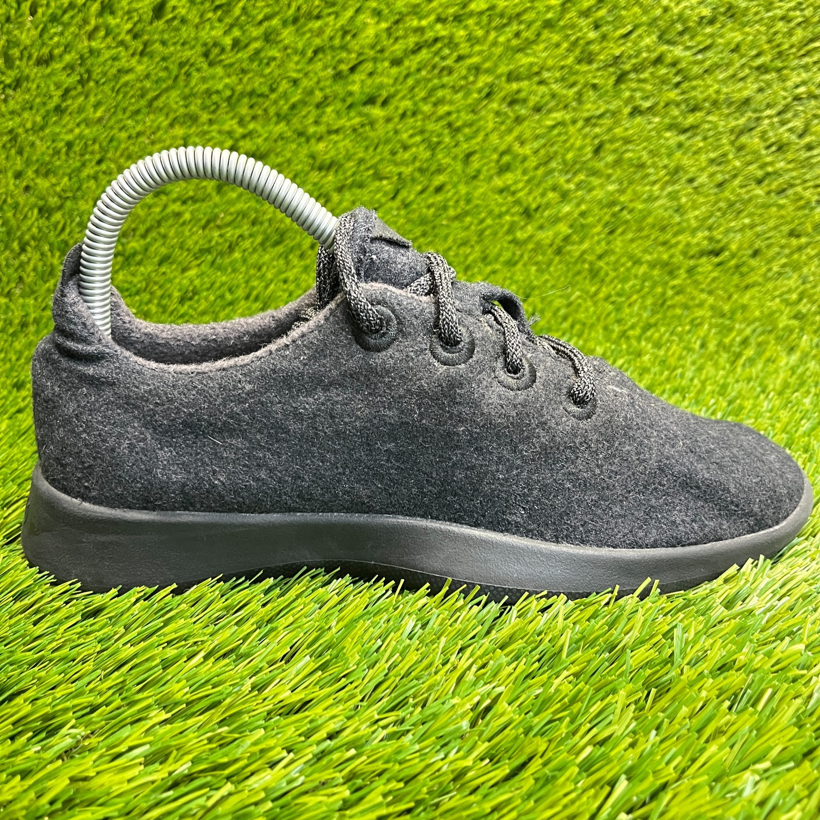 Allbirds Wool Runners Womens Size 8 Black Casual Running Shoes Sneakers