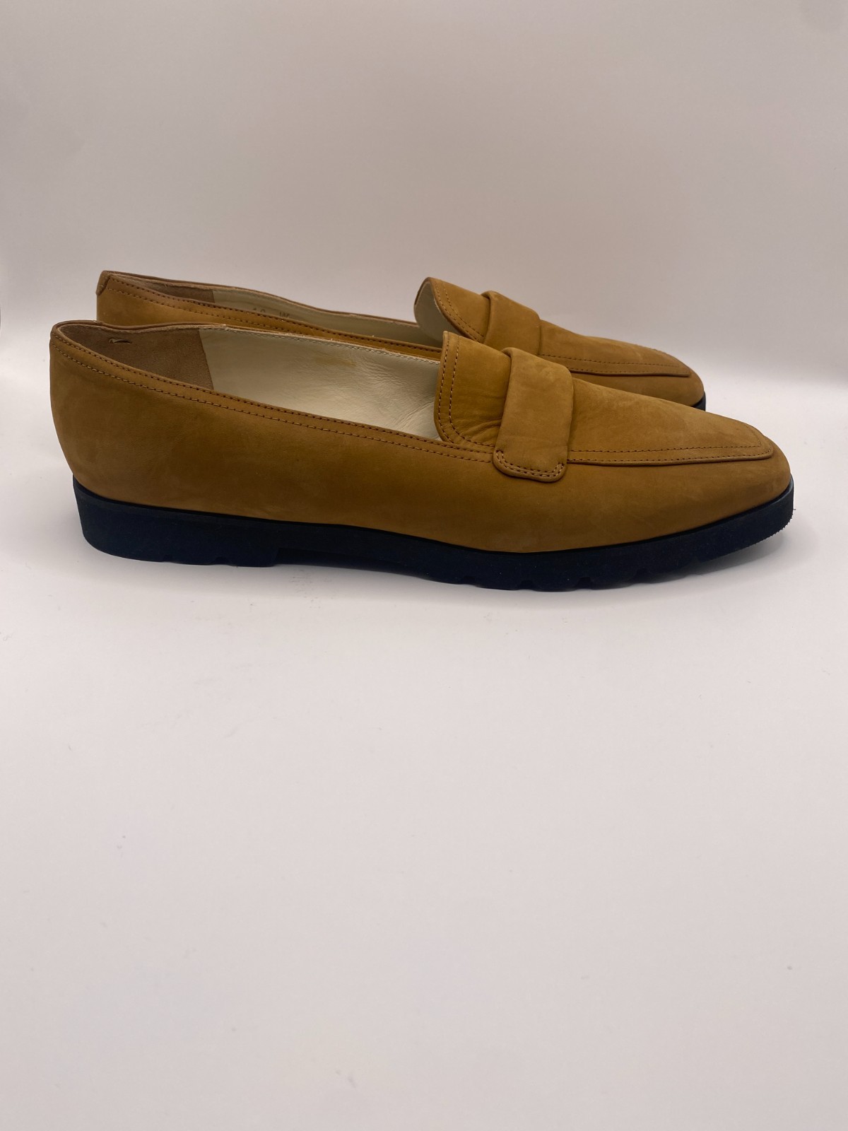 AMALFI BY RANGONI Womens Giuliano Loafer In Sequoia Brown Tiffany Nubuk Sz 10W