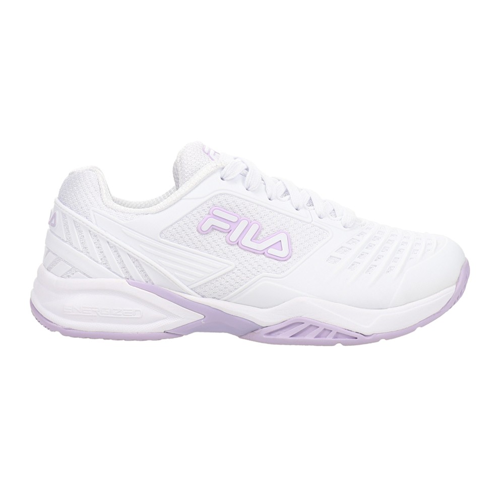 Fila Axilus 2 Energized Tennis Womens Purple, White Sneakers Athletic Shoes 5TM