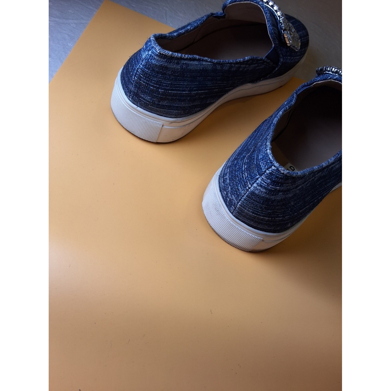 Karl Lagerfeld Denim Slip-On Loafers – Blue