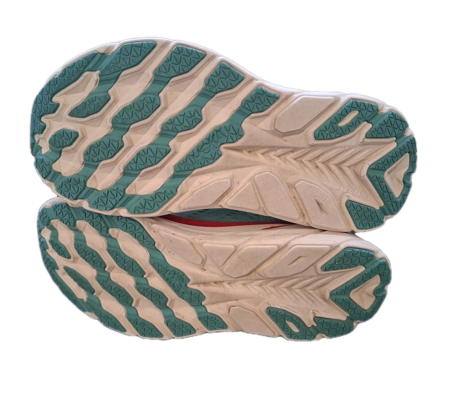 Hoka One One Clifton 8 Blue Red Women’s Size 7.5 B Running Shoes