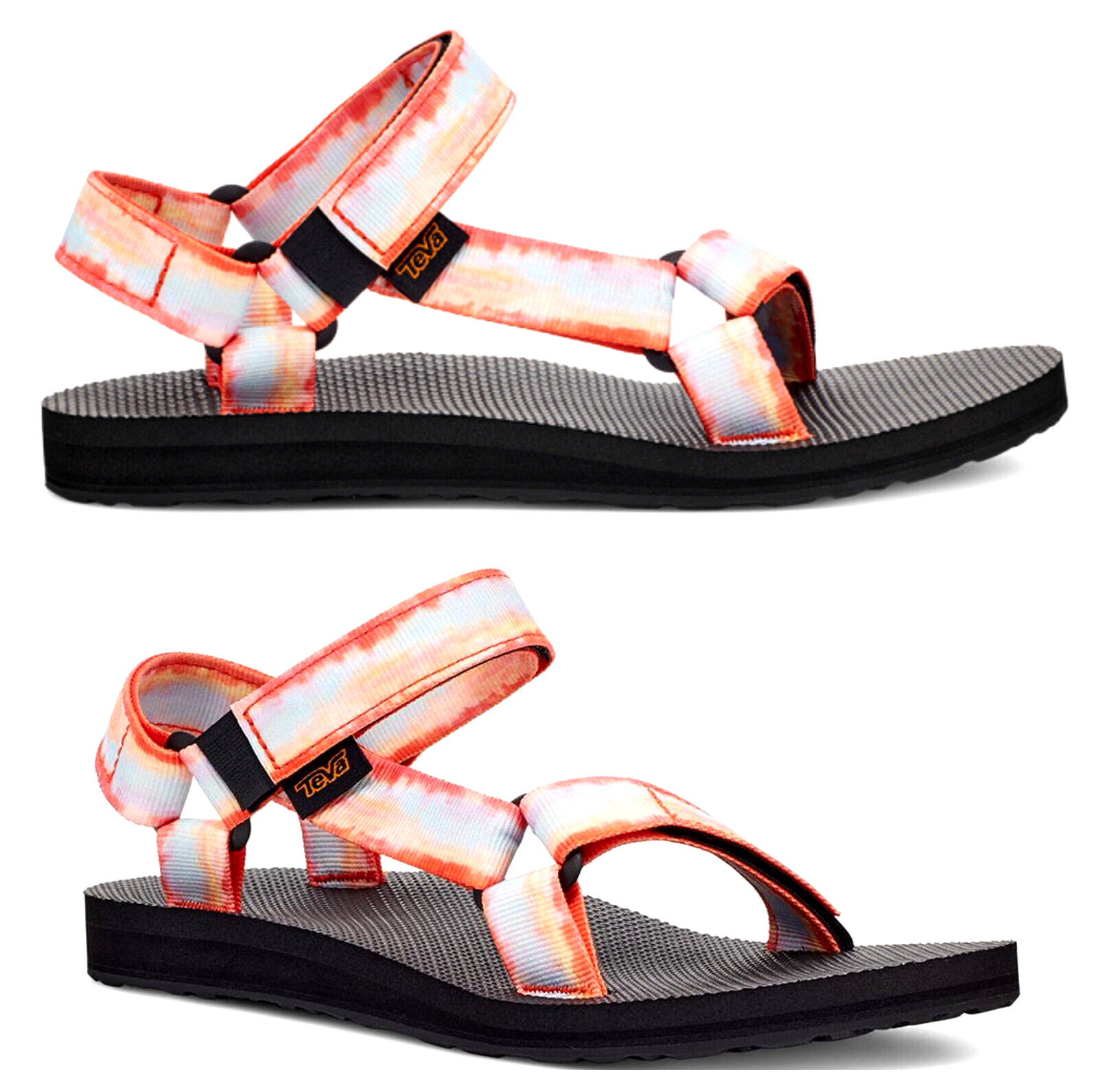 Teva Original Universal Tie Dye Sandals Womens Size 8 M Sorbet Red 1124231 NEW