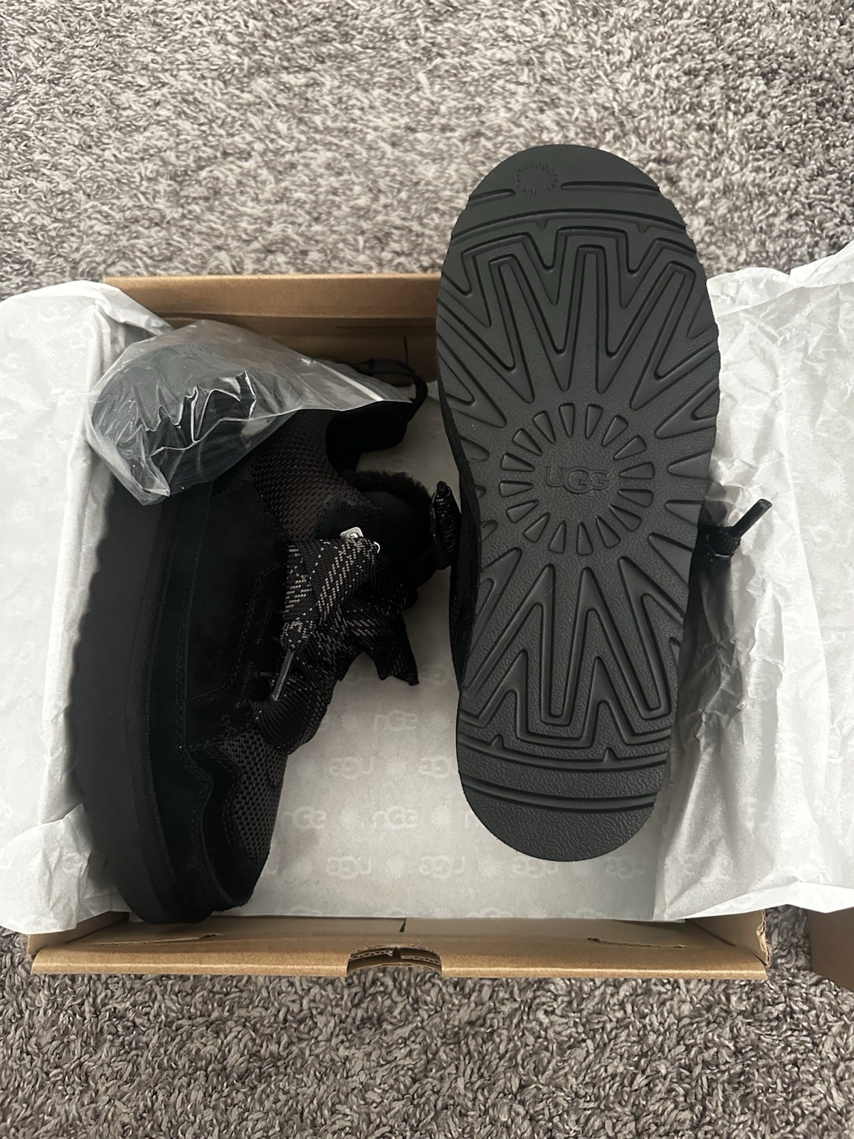 UGG Women’s Lowmel Black Suede