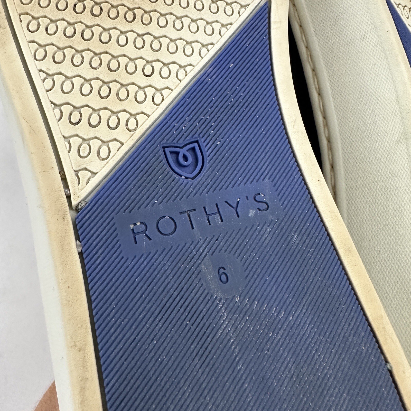 ROTHY’S Black Original Slip On Sneakers Size 6 Washable Knit Recycled Materials