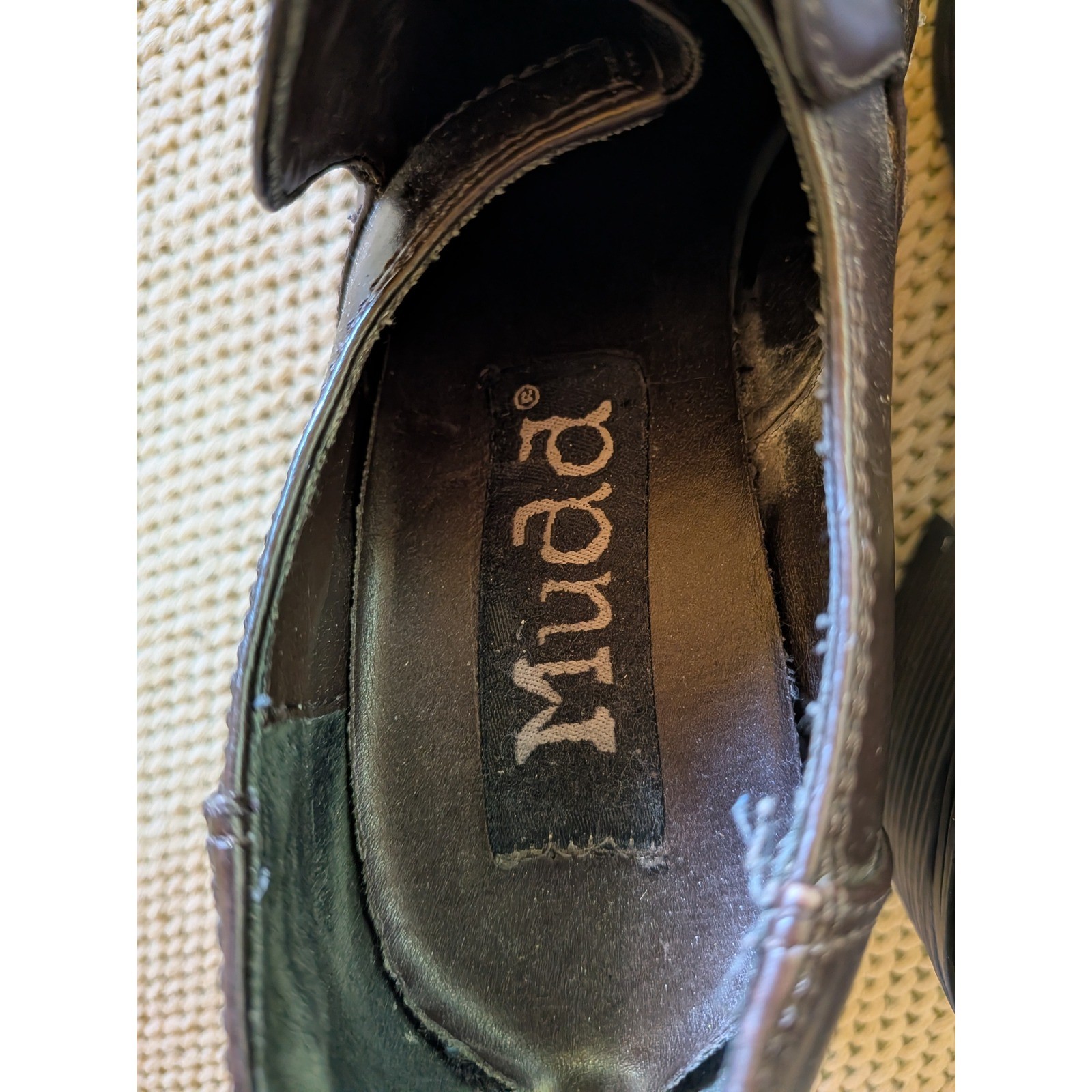 Mudd Platform Loafers Women 7 90s Y2K Grunge Chunky Goth Bratz Retro Aesthetic
