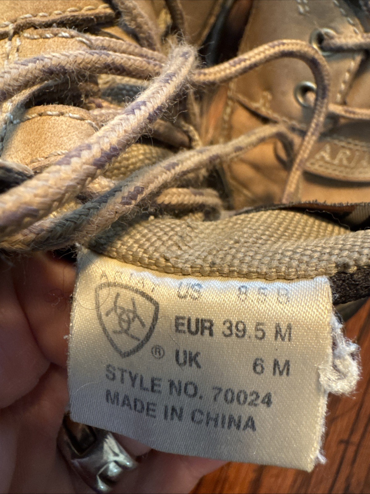 Ariat Terrain ATS Women’s Lace Up Hiking Boots. 8.5 B Style 70024 Outdoor Taupe