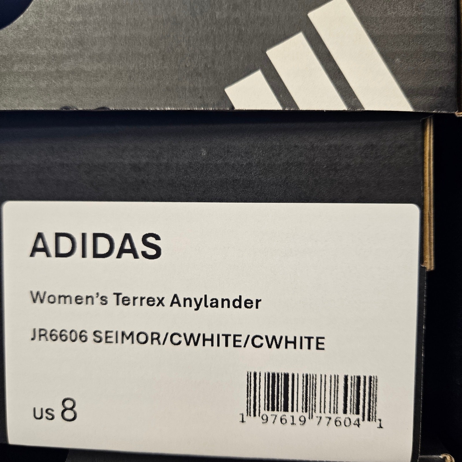 ADIDAS WOMEN’S 8 TERREX ANYLANDER JR6606 BLUE WHITE NIB
