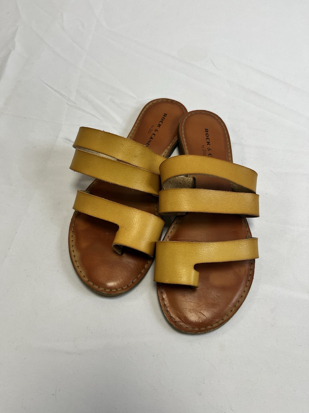Rock And Candy By Zigi Sandals Yellow/Brownish Sandals Women’s Size 7💛