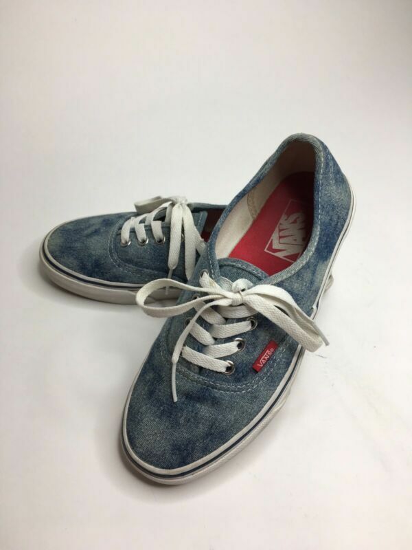 Vans Acid Washed Denim Shoes •Men 5 Women 6.5 *EUC
