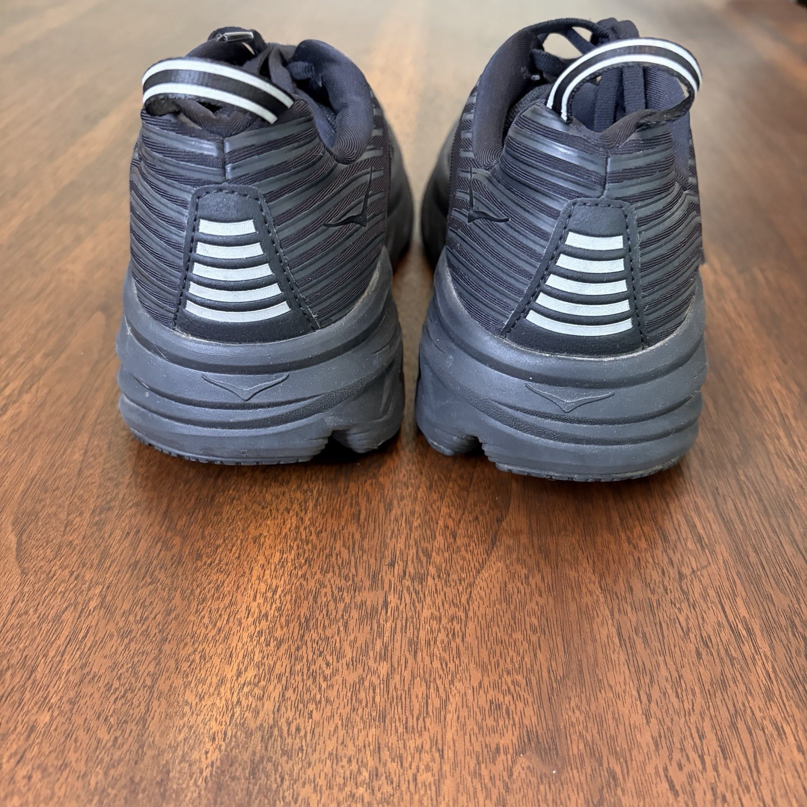 Hoka One One Bondi 6 Women’s Sz 9 Triple Black Running Shoes 1019270 BBLC