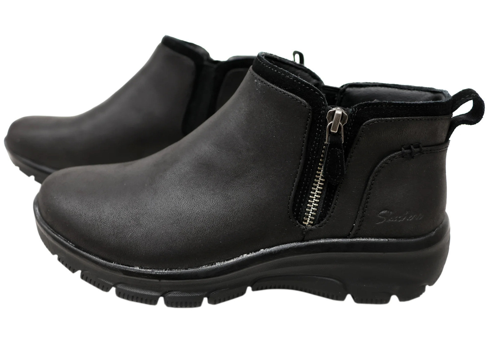 Skechers Womens Easy Going Fall View Comfortable Ankle Boots