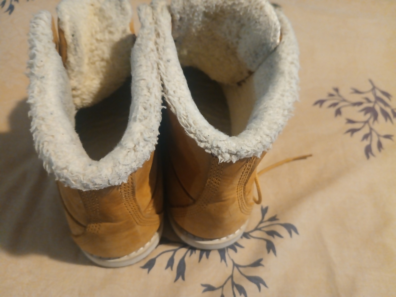 Authentic Timberland Fleece-Lined Waterproof Lace-Up Ankle Boots