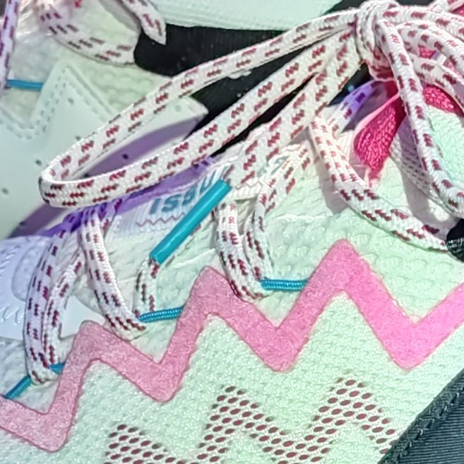 adidas Women’s Marvel Issue #2 White Pink Low Top Lace-Up Basketball Sneakers