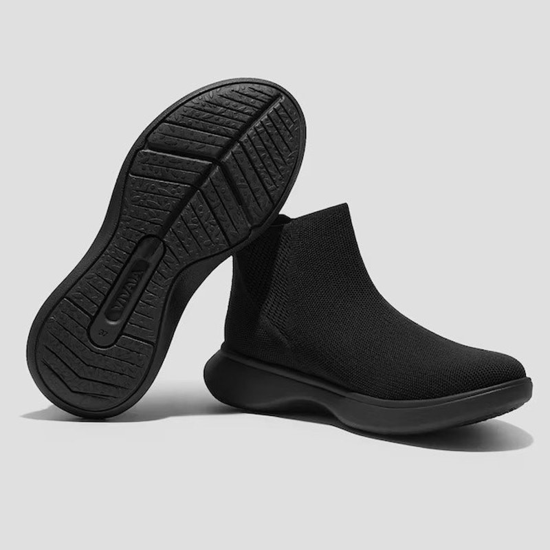 Vivaia Delilah Urban Lightweight Slip On Comfort Water RPT Sneaker Boots Black 9